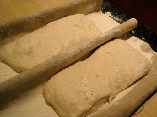 Divided ciabatta