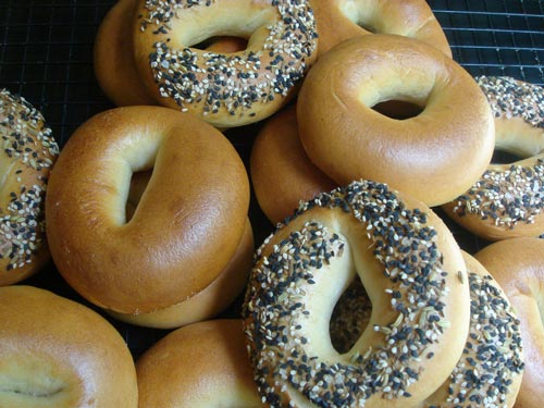 Sourdough Bagels