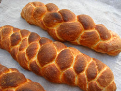 Potato bread four-braids