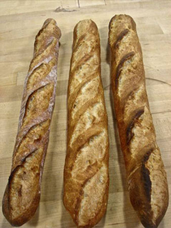 3 baguettes