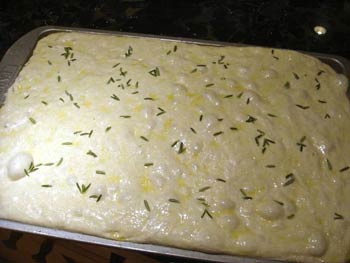 focaccia-topped