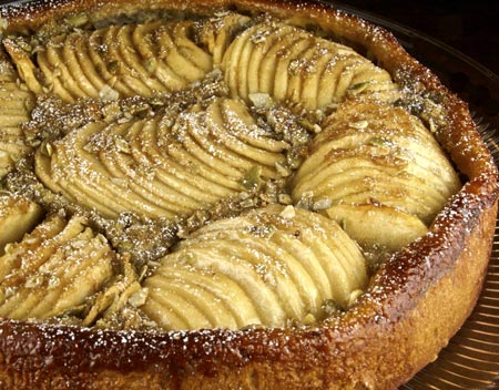 pumpkin brioche apple tart