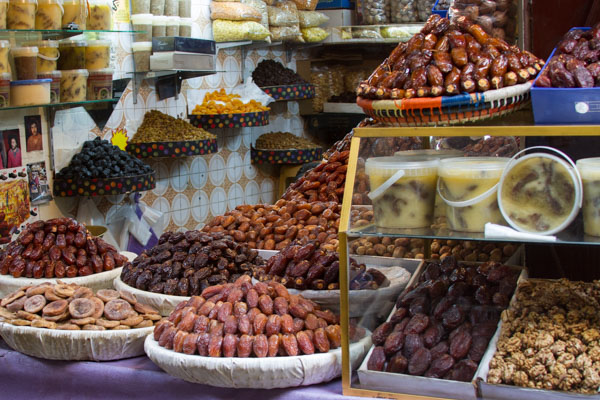 dates, figs, and other dried fruits