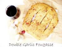 Double Garlic Fougasse