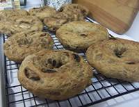 Whole Grain Cinnamon Raisin Bagels