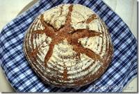 Wholewheat bread with two preferments