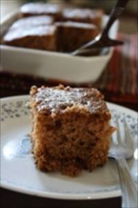 Sourdough Applesauce Spice Cake