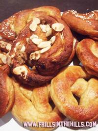 Pretzels, sweet and savoury