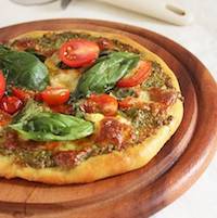 Pesto Pizza With Jamie Oliver's Pizza Crust