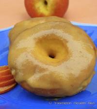 Baked Doughnuts With Honey Peach Glaze