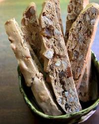 Ginger-Pecan Sourdough Biscotti