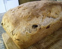 Honeyed Raisin Corn Bread