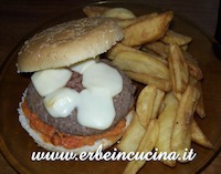 Burger with Chili Sauce