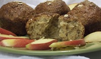 Whole Grain Maple Oatmeal Muffins