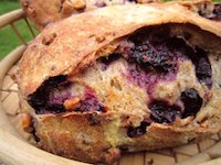 Blueberry Walnut Rye Sourdough