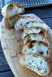 Ciabatta Using Wild Yeast Starter