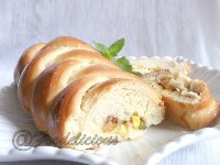 Stuffed Masala Braided Bread