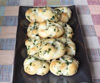 Parsley and Garlic Knots