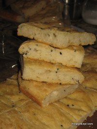 Onion Sprout Focaccia