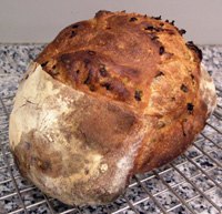 Pain Au Levain with Scallions and Sesame Oil