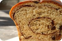 Cinnamon Swirl Raisin Bread