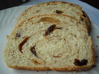 Honey Oatmeal Raisin Bread