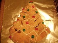 Christmas Tree Shaped Sweet Bread