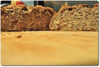 Walnuts and dates bread