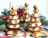 Tiny Bread Christmas Trees