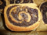 Rolls with poppy seed filling