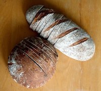 Einkorn-Rye Sourdough Bread