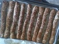 Rye And Pumpkinseed Breadsticks