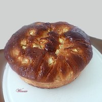 Apple Honey Challah For Rosh-Hashana