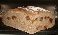 Rye-Wheat Sourdough With Chia Seeds And Dates