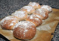 Spelt And Cornmeal Rolls