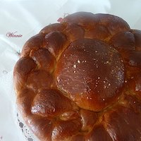 Round-shaped Sweet Challah