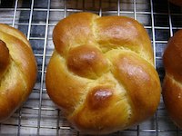 Pumpkin Knotted Dinner Rolls