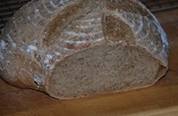 Sour Dough Beer Bread With Roasted Onions