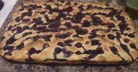 Blueberry Sourdough Focaccia