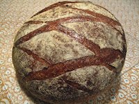Country Bread with fresh milled flour