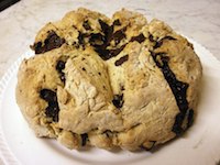 White Irish Soda Bread with Chocolate