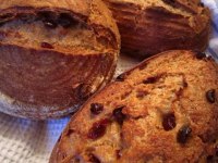 Orange Rye Sourdough w/Cranberries