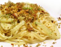 Spaghetti with Fennel, Lemon, & Breadcrumbs