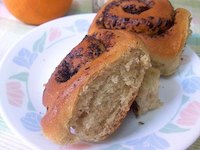 Orange And Chocolate Whole Wheat Rolls