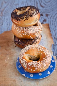 Sourdough Bagels