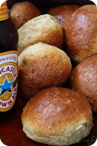 Oatmeal Brown Ale Rolls & Bread