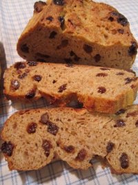 Flaxseed Raisin Bread