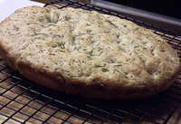 Popped Amaranth Focaccia