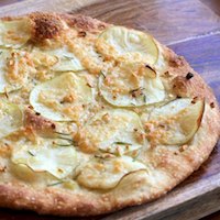 Potato, Garlic, and Rosemary Pizza