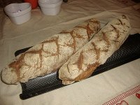 Wholemeal Sourdough Baguette